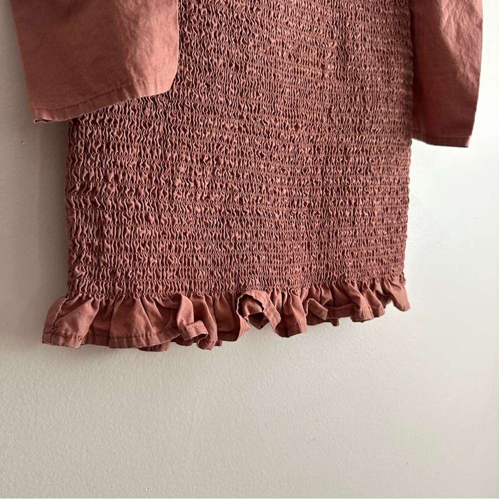 Wilfred • Maelys Cotton Poplin Smocked Dress - Picture 3 of 8